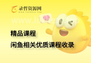 咸鱼相关优质课程收录-录哲资源网
